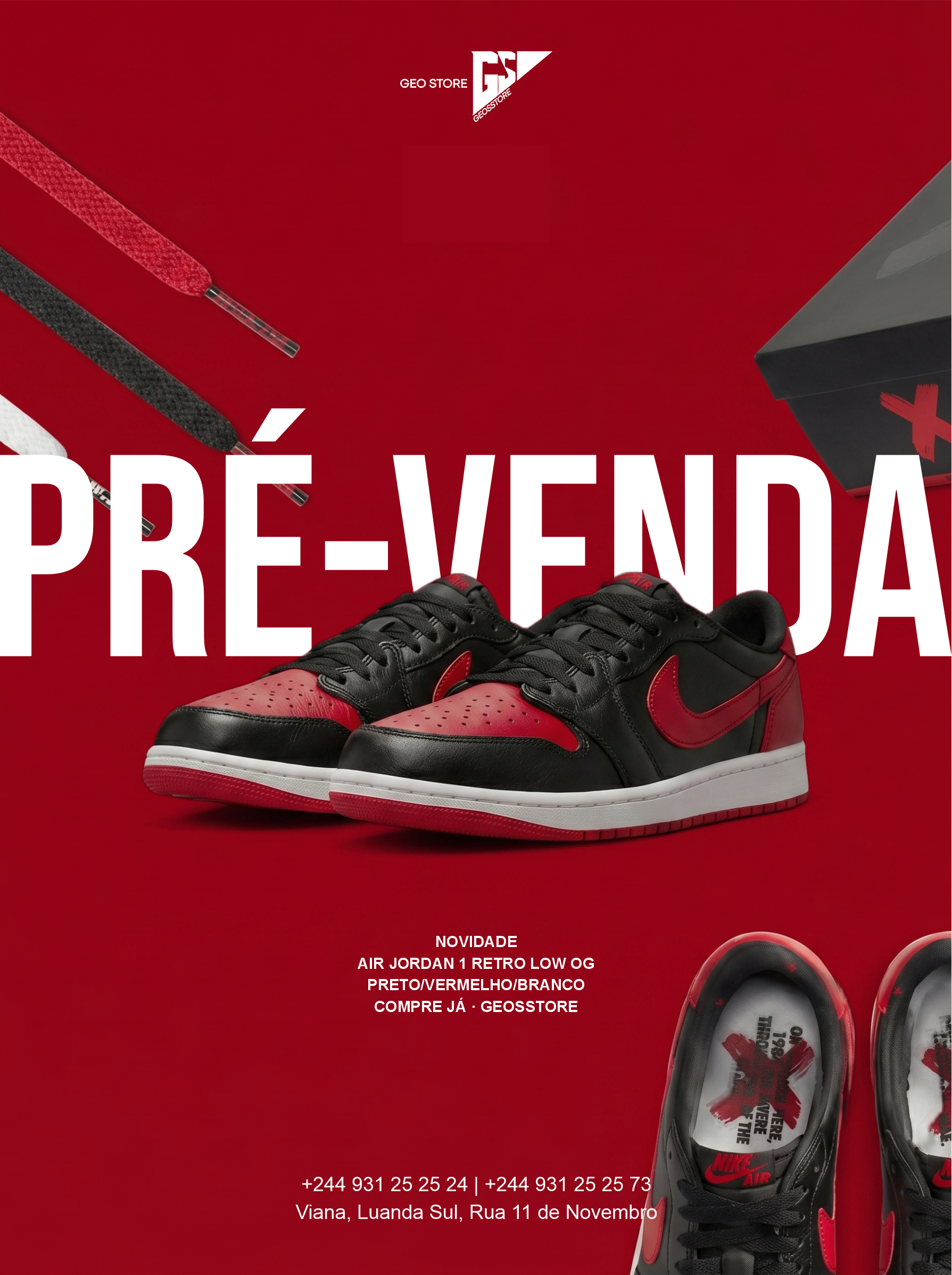 Pré-venda Air Jordan 1 Banned